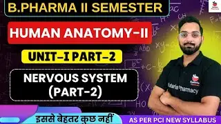 NERVOUS SYSTEM(PART-2) || HUMAN ANATOMY & PHYSIOLOGY-II | UNIT-I(PART-2) | B.Pharm 2nd Semester