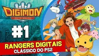 Digimon World Data Squad (PS2) PT-BR #1 - Power Rangers Digitais!