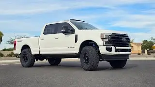 2020 F250 Tremor on Ling Shocks and 37