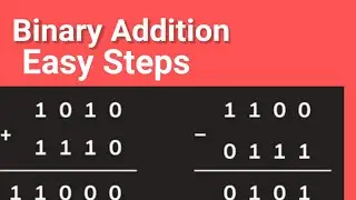 BCA Mathematics Binary addition, digital logic, basic addition of binary numbers, simple steps