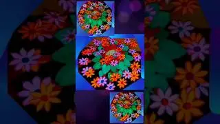 flower plant making with paper and plastic bottle