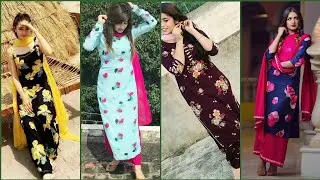 Latest Printed Salwar Suit designs / Printed suit designs/ Flower print suit design / punjabi suit