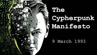 A Cypherpunk's Manifesto 1993 [Eric Hughes]. In Pursuit of Building Anonymous Systems