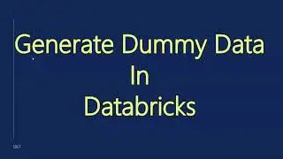 Generate table with dummy records for adhoc work in pyspark
