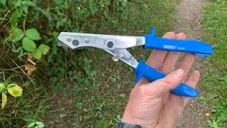 Using a Hand Nibbler Cutting Sheet Steel