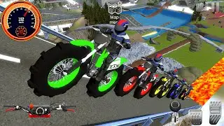 Impossible Dirt Motor Bikes Racing Game #2 - Extreme Driving Motocross Stunts - Android IOS Gameplay