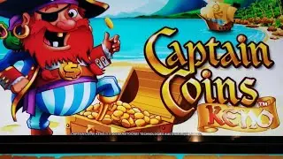 Captain Coins Keno (Live Play & Bonus) First Attempt