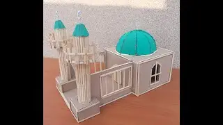 KARTONDAN MAKET CAMİ YAPIMI