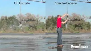 UP3 Nozzle vs. Standard Nozzle