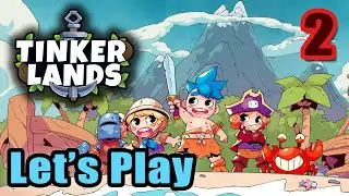 Let's Play - Tinkerlands - Full Gameplay - Amazing Survival Open World Crafting - Core Keeper