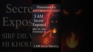 Hanuman ji ka addrishya yuddh // 3 AM Secret 👿👿