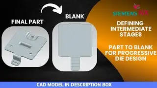HINDI | 261. Part To Blank - Progressive Die Design | Visit Below For Courses Link