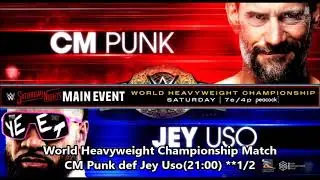 WWE Saturday Night's Main Event XLI Review
