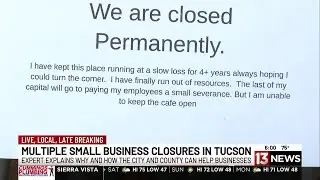 Efforts to help small businesses in Tucson