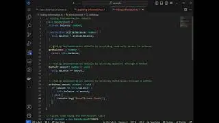 Clean Code - Exposing and Hiding Example