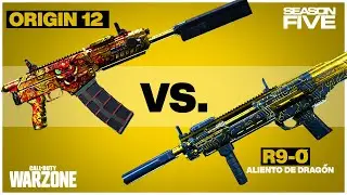 Origin 12 vs R9-0 Aliento de Drag&oacute;n | &iquest;Cu&aacute;l es la MEJOR ESCOPETA para WARZONE? (Con Configuraciones)
