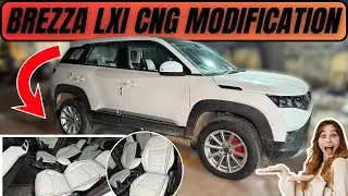 2026 Brezza Lxi Modification With Price ✅ Alloys Rs 15,000 Only 🔥Pasting Items Free 👉Cruise Free✅