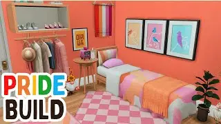 Every Bedroom is a Different PRIDE FLAG 🌈 | The Sims 4 Build
