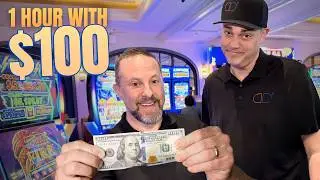 1 Hour With $100 Challenge In Las Vegas Casino