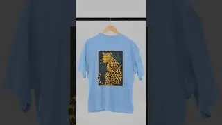 Boho Oversized Shirt | Leopard T-Shirt | Wild Animal Tee | Retro Jungle Graphic Fashion