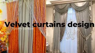 Velvet curtains design/velvet curtains