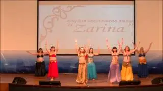 Эстрадный танец АРАБА.Начинающая группа. 3 месяца обучения.Отчетный концерт 2012 год.