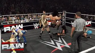 WWE 2K25 RAW - TRIPLE TORNADO TAG TEAM MATCH - #1CONTENDERS FOR TAG TEAM CHAMPIONSHIP