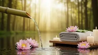 Sleep Instantly Tonight 😴 Deep Piano & Bamboo Water for Insomnia