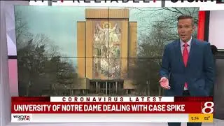 University of Notre Dame dealing with case spike