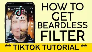 How to Get the No Beard Filter on Tiktok | Beardless Video Trend Tiktok Tutorial 2024