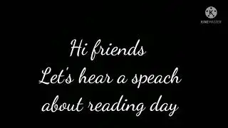 #Reading_day #Speach              Reading day Speach 👆