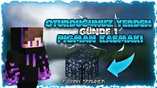 OTURDUGUN YERDEN 1 PİGMAN KAS !! | OHA ! Para Kasma #2 -minecraft sonoyuncu skyblock para kasma