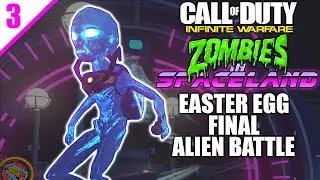 MATANDO O ALIEN EASTER EGG PRINCIPAL - Zombies In Spaceland - Infinity Warfare - FINAL