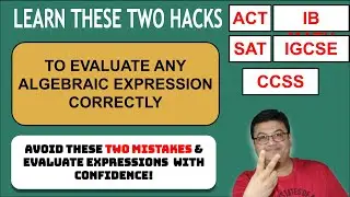 How to evaluate algebraic expressions without error?