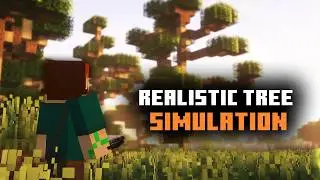 Simulating Realistic Tree Growth in Minecraft