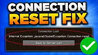 How To Fix Minecraft Internal Exception Java.net SocketException Connection Reset