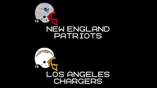 New England Patriots vs Los Angeles Chargers Tecmo Recap