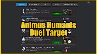 Animus Humanis Duel Target MCOC