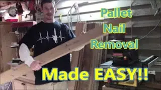 The Best Way to Remove Pallet Nails!!
