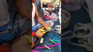 From Bamboo to a Colorful Fish Handicraft | Traditional Bamboo Craft Making Process