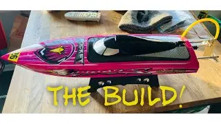 Joysway Rocket RC Boat Build | 5s Test | aka Atomik Barbwire XL