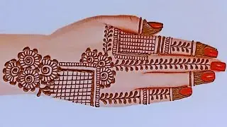 Stylish Back Hand Mehndi Design | Beautiful & Modern Mehandi Design | Simple & Easy Mehandi Design |