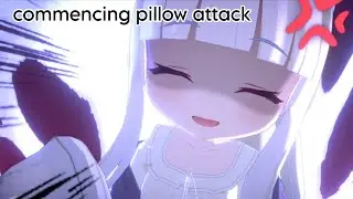 Rare footage of Noa being angry VS Koyuki (Blue Archive)