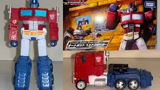 How to transform dramatic capture Optimus prime. Transformers legacy earthrise & Netflix figure
