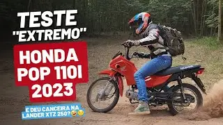 TESTE | Honda POP 110i 2023 desbancando a Yamaha Lander XTZ 250 😆