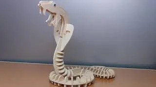 Assembling a Simple Wood Snake | Wood crafts