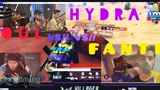 HYDRA VS FNATIC FULL SQUAD WITH SOUL PLAYERS..... VILLAGE SPORTS PUBG MOBILE