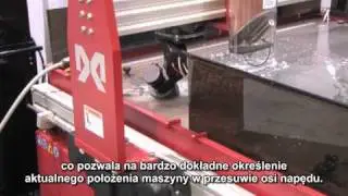 Jak działają napędy IntelliTRAX w maszynie do cięcia wodą Maxiem waterjet pierwszej generacji?