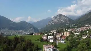 Da Barzio, guardando verso il Grignone