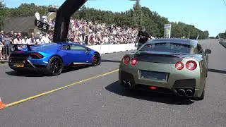 Lamborghini Huracan Performante vs Nissan GT-R R35
